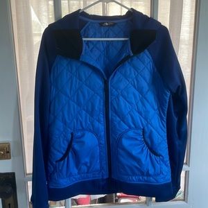Blue north face jacket
